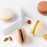 10er Box | Mini Macarons | Nussig & Schokoladig - Seidenzucker