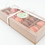 10er Box | Mini Macarons | Nussig & Schokoladig - Seidenzucker