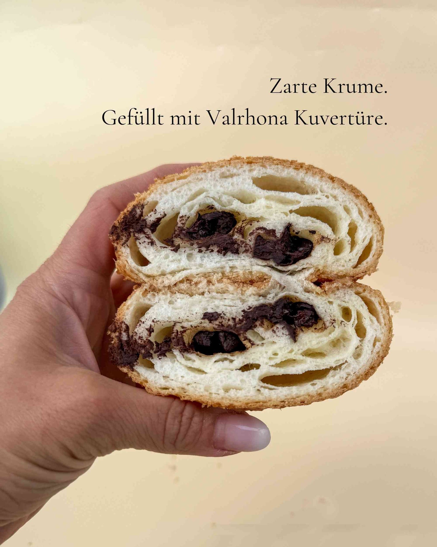 Glutenfreies Pain Au Chocolat | 10g feinste Schokolade | knusprig & soft