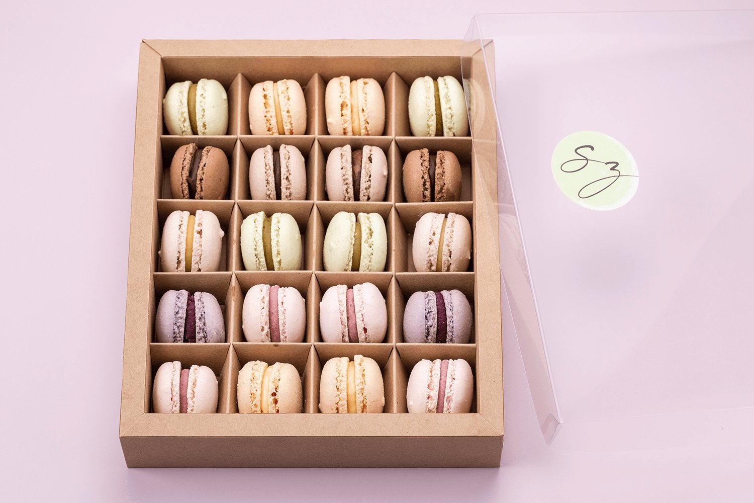 20er Box | "Mix Up Your Eden!" | Mini Macarons - Seidenzucker