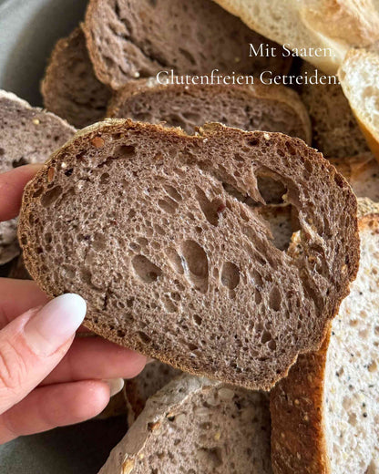 Die Rustikale | Glutenfreies Mehrkornbrot mit Sauerteiganteil | 250g