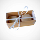 Mitarbeiter-Geschenk: 2er Oster Macaron Box mit Logo