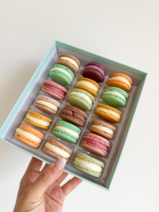 Deine Macarons Box | 18 Stück | Glutenfrei & Frisch