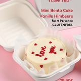 Mini Valentine Bento Cake | I Love You | Limitiert